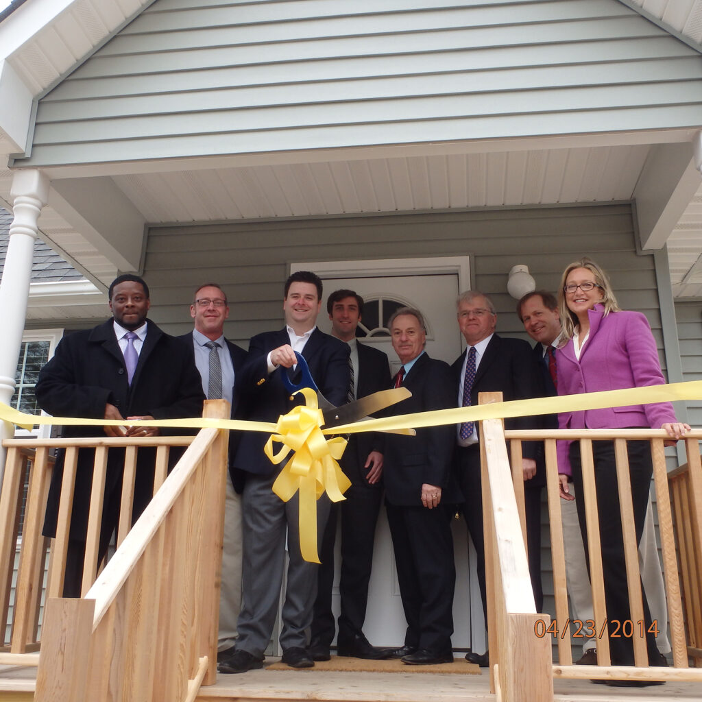 Ribbon Cutting Ceremony of a House
